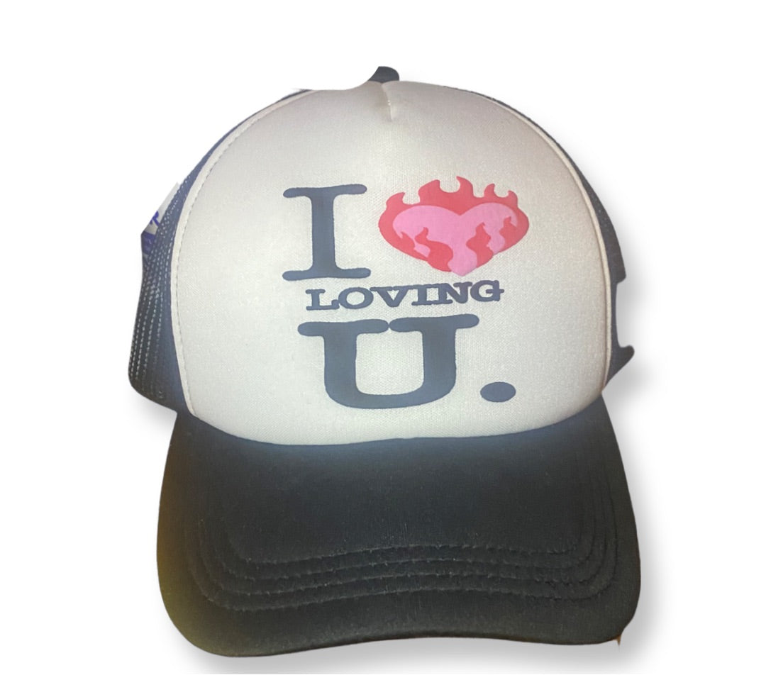 “I ❤️‍🔥 loving u” trucker